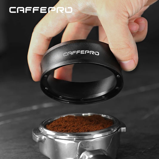 CremaLivo Dosing Funnel Ring — Tidy Grind, Flawless Pull