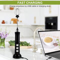 CremaLivo Electric Milk Frother — Velvety Foam, Every Single Time