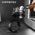 CremaLivo Dosing Funnel Ring — Tidy Grind, Flawless Pull
