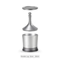 CremaLivo Dosing Funnel — Snap On, Grind Clean, Pull Perfect